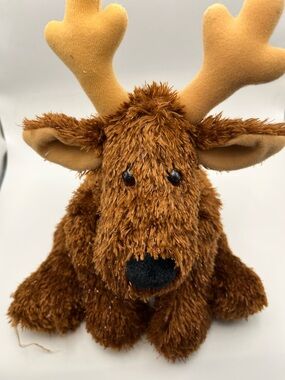 Hallmark Cards Plush Brown Moose Stuffed Animal